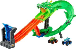Hot Wheels Monster Trucks dráha Dračia skaza