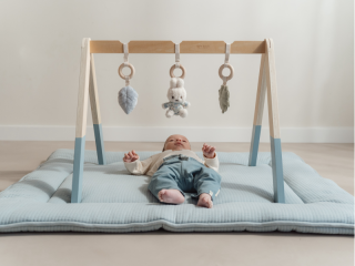 Drevená hrazdička zajačik Miffy Lucky Leaves Little Dutch