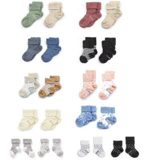 Detské ponožky Stay-on-Socks Veľ. 0 - 6 m 2 páry KipKep