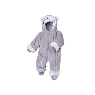 Zimný dojčenský overal Minky Teddy Esito Biela