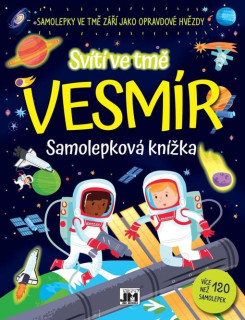 Samolepková knižka Svieti v tme - Vesmír