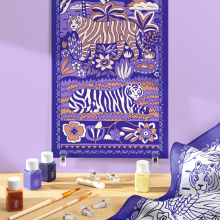 Maľovanie na hodváb Atelier 10 Djeco