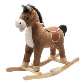 Hojdací koník s melódiou hnedý PlayTo
