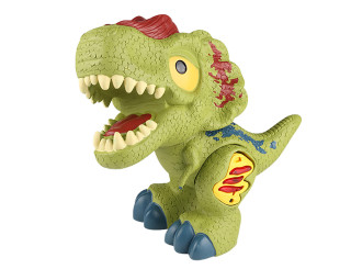 Dinosaurus s efektmi zelený 26 x 18 x 13 cm