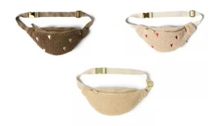 Teddy Hearts Mini Fanny pack - ľadvinka Studio Noos