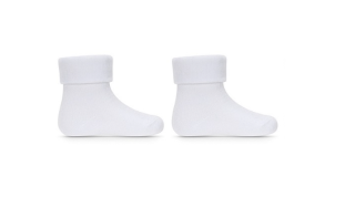 Dojčenské ponožky 1 pár organická bavlna Be Snazzy Biele