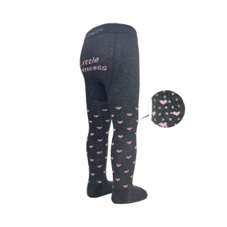 Pančucháče s protišmykom 3x ABS veľ. 92/98 sivé little princess Be Snazzy