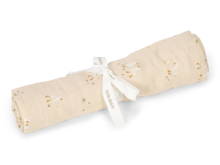 Plienka zavinovacia 120x120 cm Hus Newborn Naturals Little Dutch