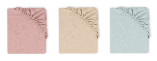 Mušelínové prestieradlo s gumou 60 x 120 cm BabyMatex