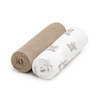 BIO Mušelínové plienky Teddy T-Tomi