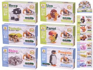 Stavebnica zvieratko 19 - 33 ks