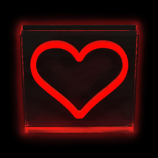 Led Neon Light lampička Srdce červené 2Kids Toys
