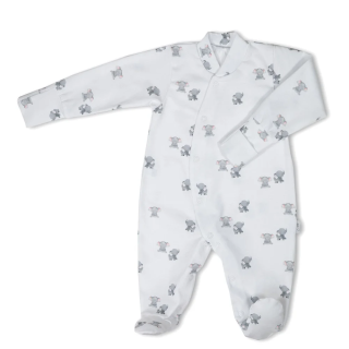 Dojčenský overal na spanie Sloneček biela Esito