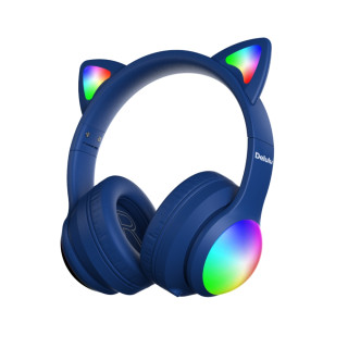 Bezdrôtové detské slúchadlá Delulu DiscoBeats Blue