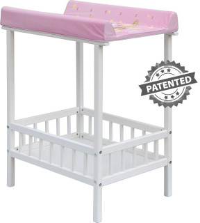 Prebaľovací pult Scarlett Spájka Galaxy ružový