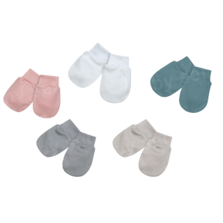 Rukavičky pre novorodencov bavlnené úplet Baby service