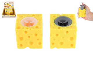 Stláčacia antistresová myška v syre 5x5 cm