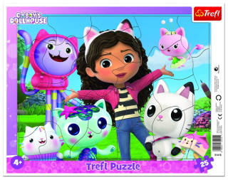 Puzzle Gabbyin domček pre bábiky 25 dielikov