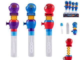 Bublifuk 23 cm s naťahovacou boxerskou rukavicou