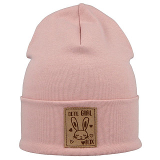 Čiapka vysoká s lemom púdrová bear RDX