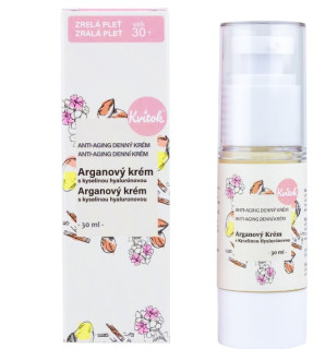 Arganový krém s kyselinou hyalurónovou 30+ 30 ml