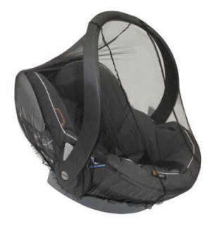 Sieťka proti hmyzu na autosedačku Emitex ČIERNA