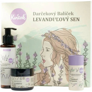 Darčekový balíček prírodnej kozmetiky Levanduľový sen Kvitok