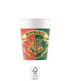 Tégliky papierové EKO - Harry Potter 200 ml/8 ks