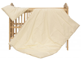 Detské obliečky 2dielne - Scarlett Blanka - béžové 100 x 135 cm