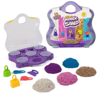 Kinetic Sand kufrík s doplnkami