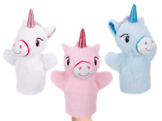 Jednorožec maňuška plyšový 25 cm svietiaci v tme 0 m+