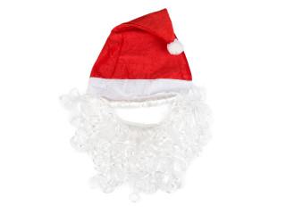 Mikulášska čiapka s fúzmi