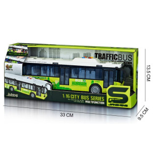 Autobus so svetlom a zvukom zelený