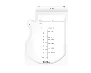 Vrecká na materské mlieko 250 ml 50 ks Beaba