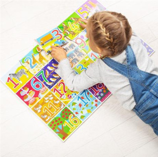 Podlahové puzzle počítanie 20 dielikov Bigjigs Toys