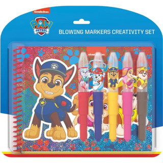 Set s fúkacími fixami a notesom Tlapková patrola