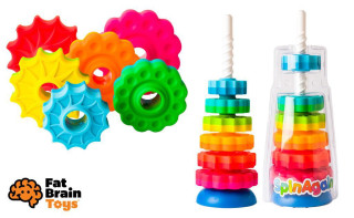 Fat Brain Veža s diskami SpinAgain