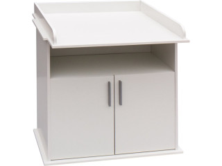 Prebaľovacia komoda Míša biela laminát buk Scarlett