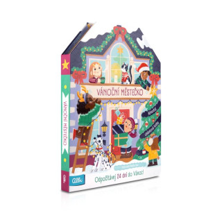 Vianočné mestečko - Adventná okienková kniha