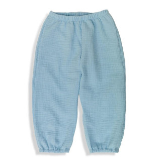 Detské mušelínové nohavice Luca Blue Esito