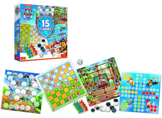 Súprava 15 spoločenských hier Tlapková patrola