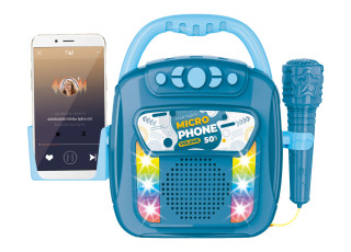 Hudobný box s mikrofónom a bluetooth 28 cm