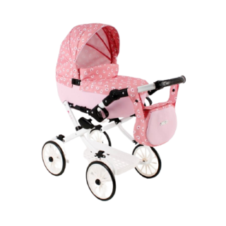 Luxusný kočík pre bábiky Kids V7 staroružový Jasmine