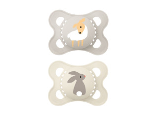 Cumlík Ortodonický Original 0 m+ Sivý/Béžový MAM