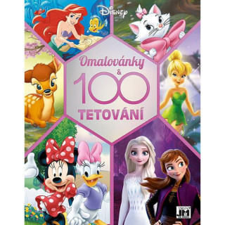 100 tetovanie s omaľovánkami Disney holky