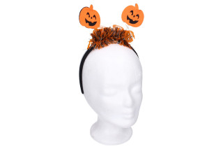 Set karneval - čelenka s ozdobou tekvice