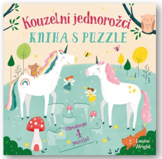 Kúzelní jednorožci Kniha s puzzle