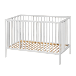 Postieľka drevená Nela White Wood 120 x 60 cm Petite & Mars