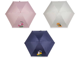 Dievčenské mini skladací dáždnik kvety