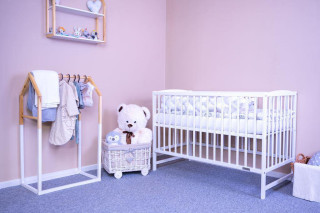 Detská postieľka New Baby LILLY 120 x 60 cm biela